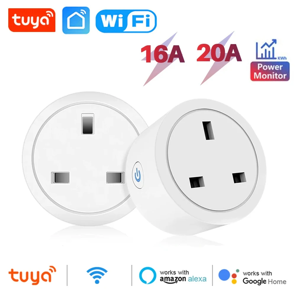 Home Cinema Alexa - 20A 16A UK Plug TUYA WIFI