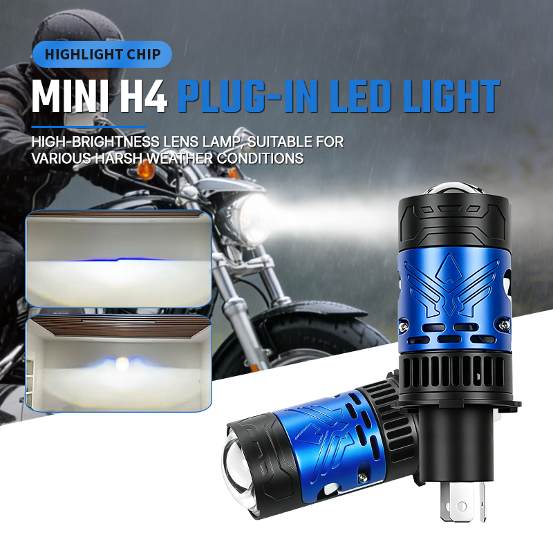 Projector Lamp Replacement - Direct insertion H4 LED headlight bulb