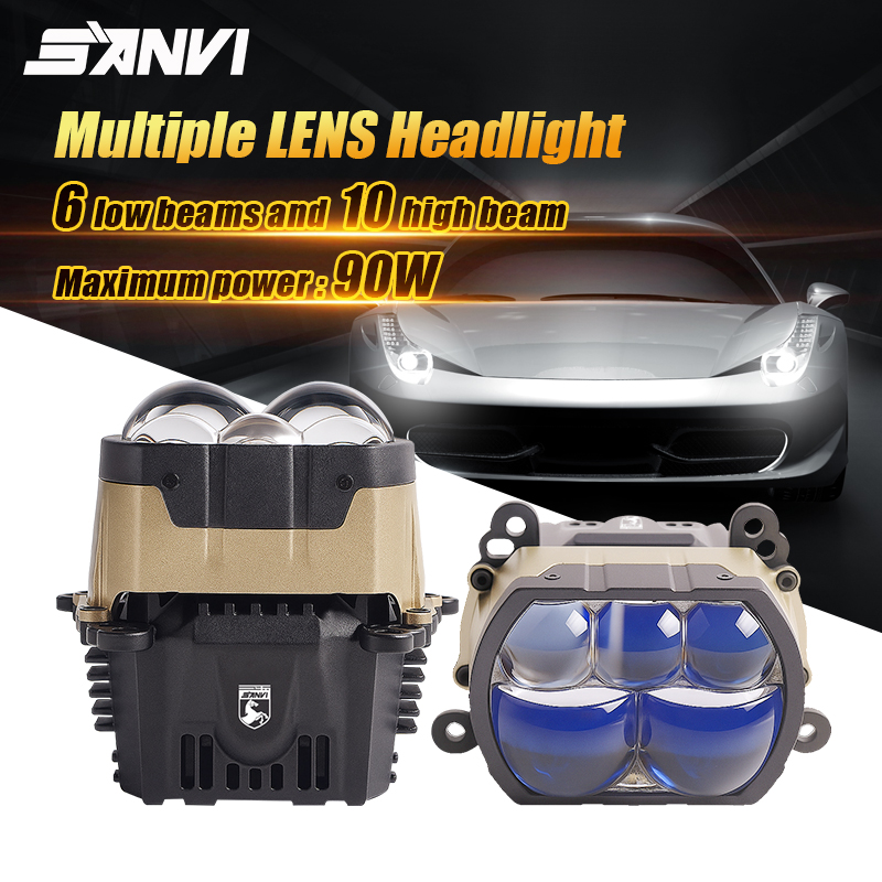 Projector Lamp Replacement - SANVI 180W PX8 Square Bi LED