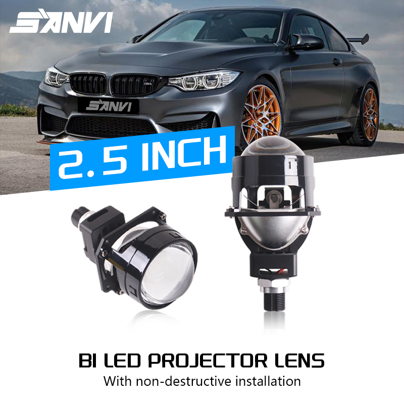 Projector Lamp Replacement - SANVI NEW Dual Chips 2.5 Inch