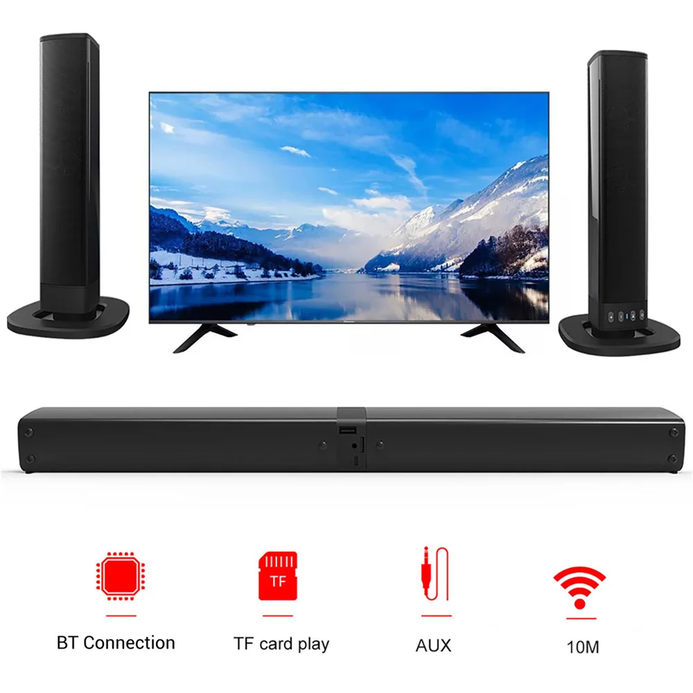 Wireless Bluetooth TV Sound Ba - огляд і ціна Home Cinema Speaker System