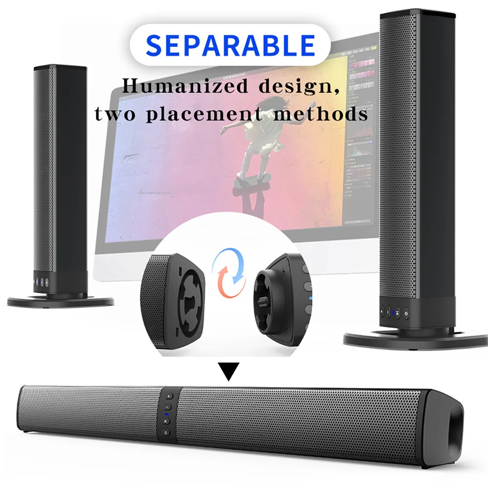 Wireless Bluetooth TV Sound Ba - огляд і ціна Home Cinema Speaker System