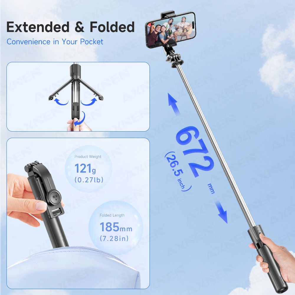 Selfie Stick Tripod with Detac - огляд і ціна Smart Tv Stick