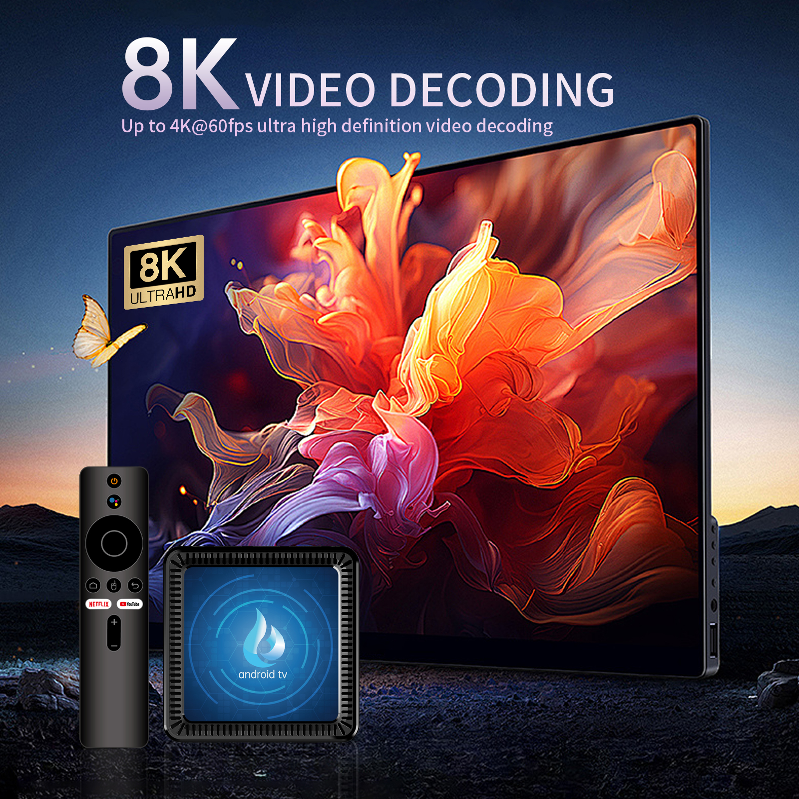 Android 16.0 TV Box 8K Ultra H - огляд і ціна Home Cinema Media Player