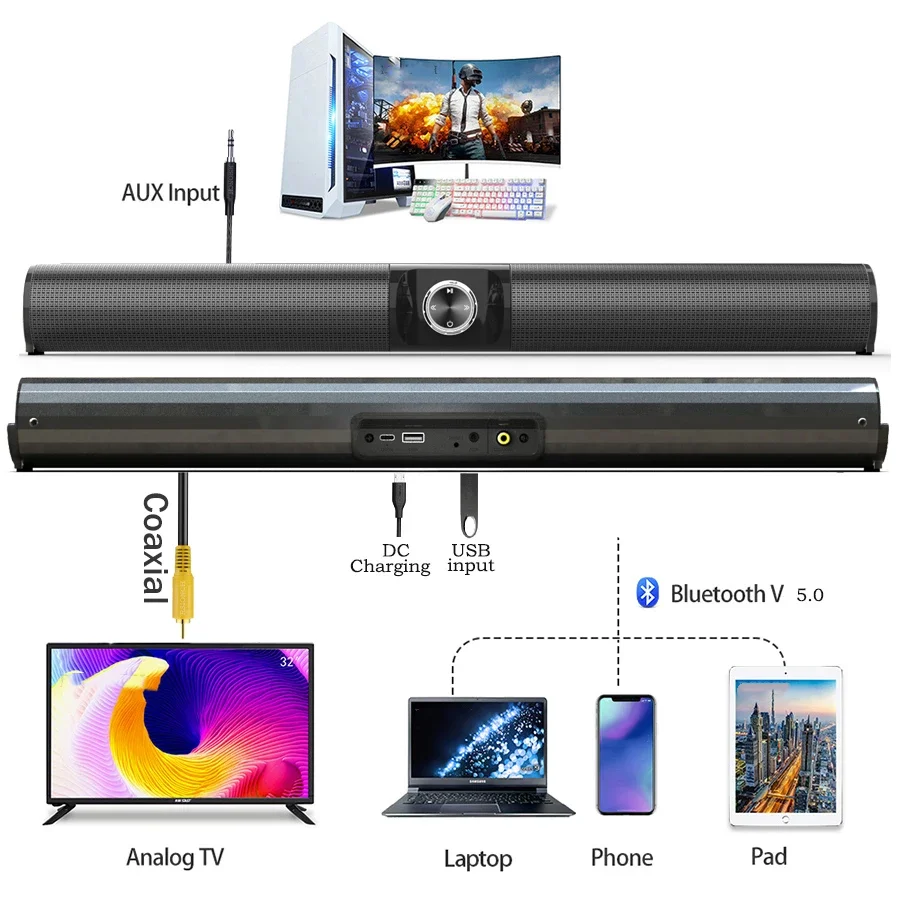 High Quality BS55 100W Theater - огляд і ціна Home Cinema Speaker System
