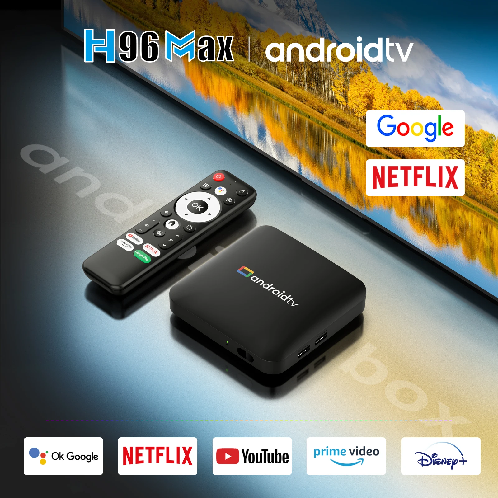 Smart TV Box H96 MAX S905L3 An - огляд і ціна Home Cinema Media Player