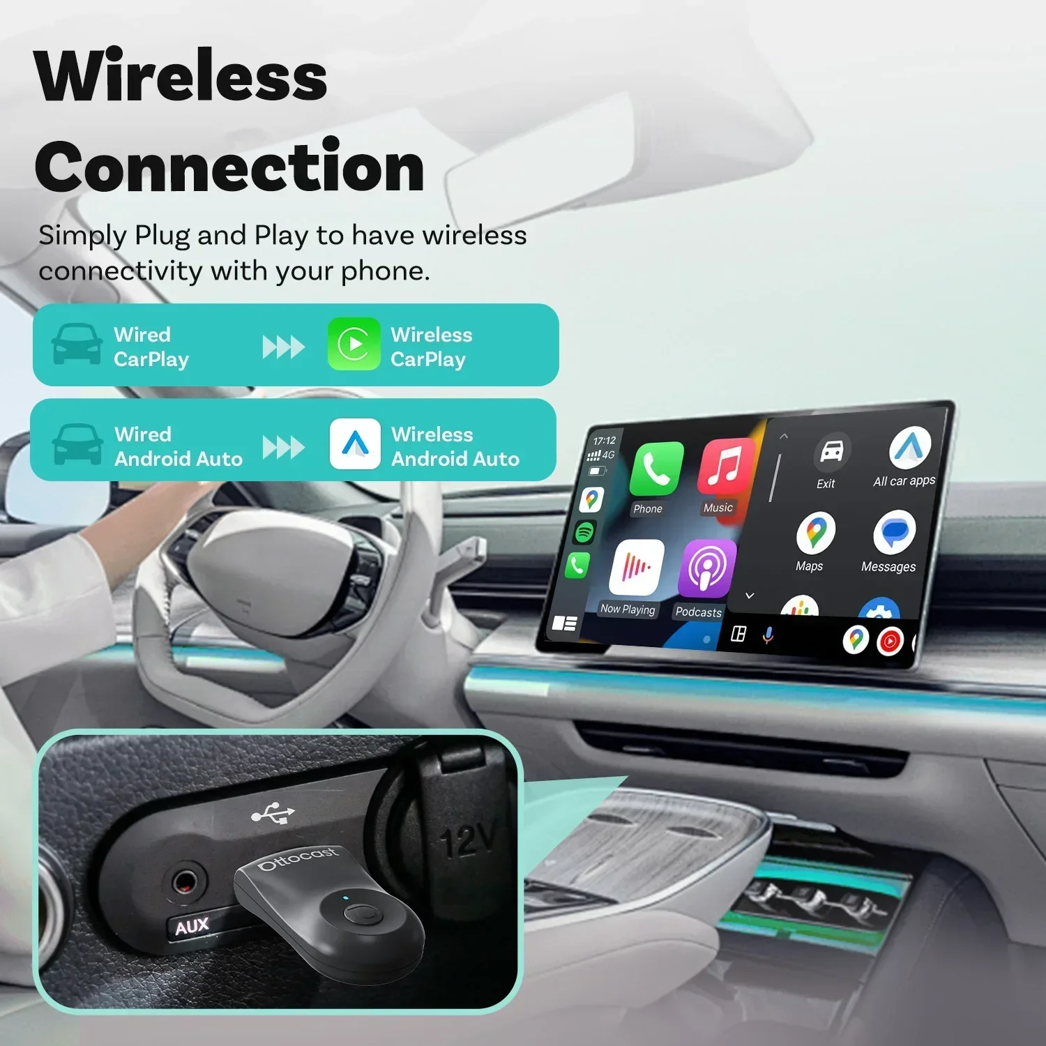 OTTOCAST MINI 2 in 1 Wired to  - огляд і ціна Smart Tv Stick
