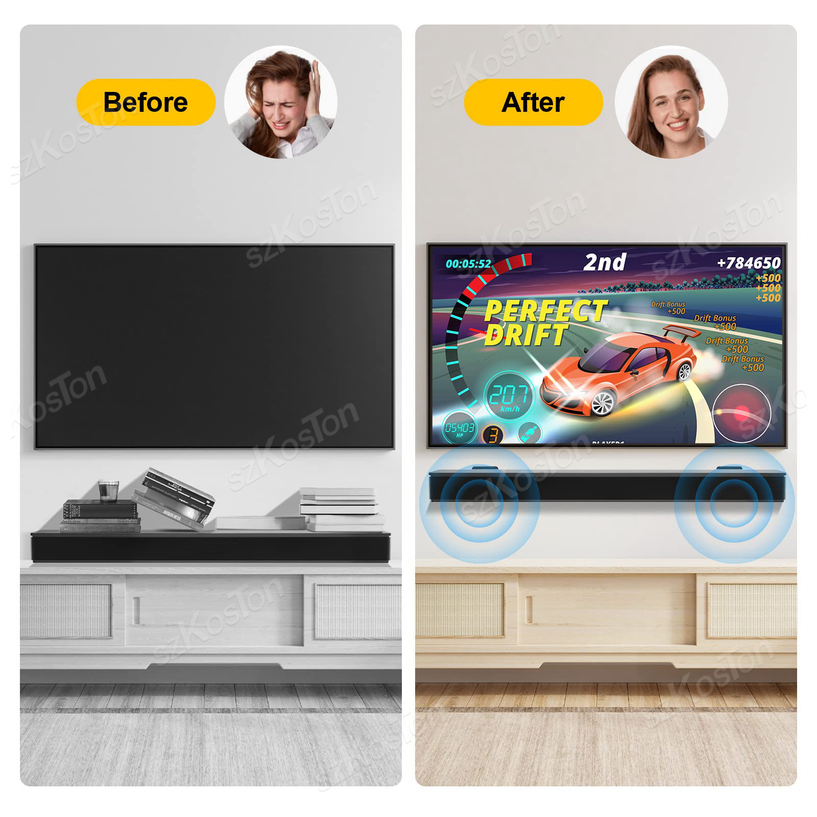 2 PCS Soundbar Mount Wall Brac - огляд і ціна Home Cinema Tv