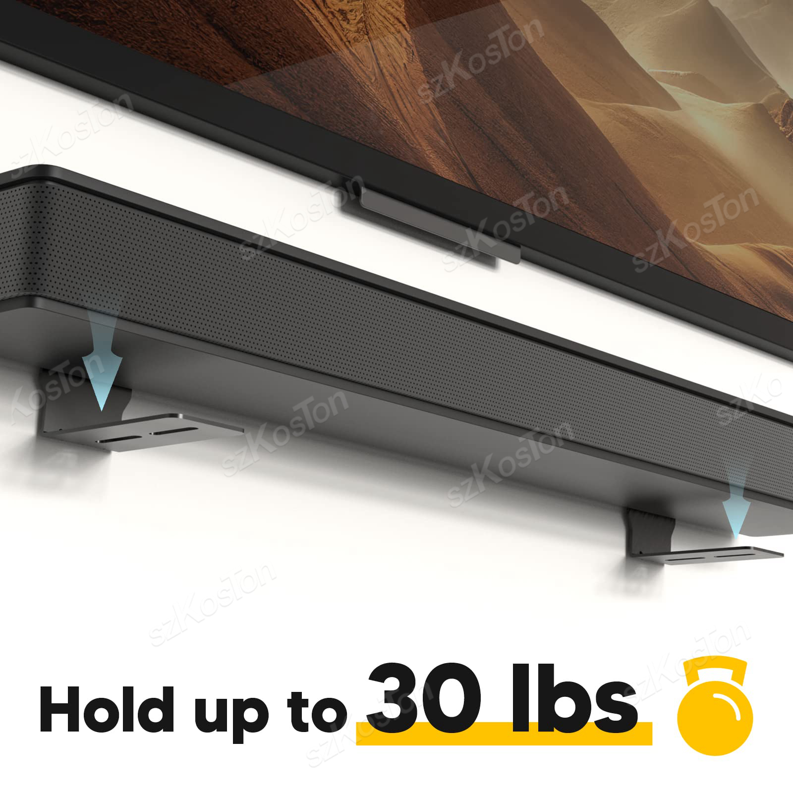 2 PCS Soundbar Mount Wall Brac - огляд і ціна Home Cinema Tv