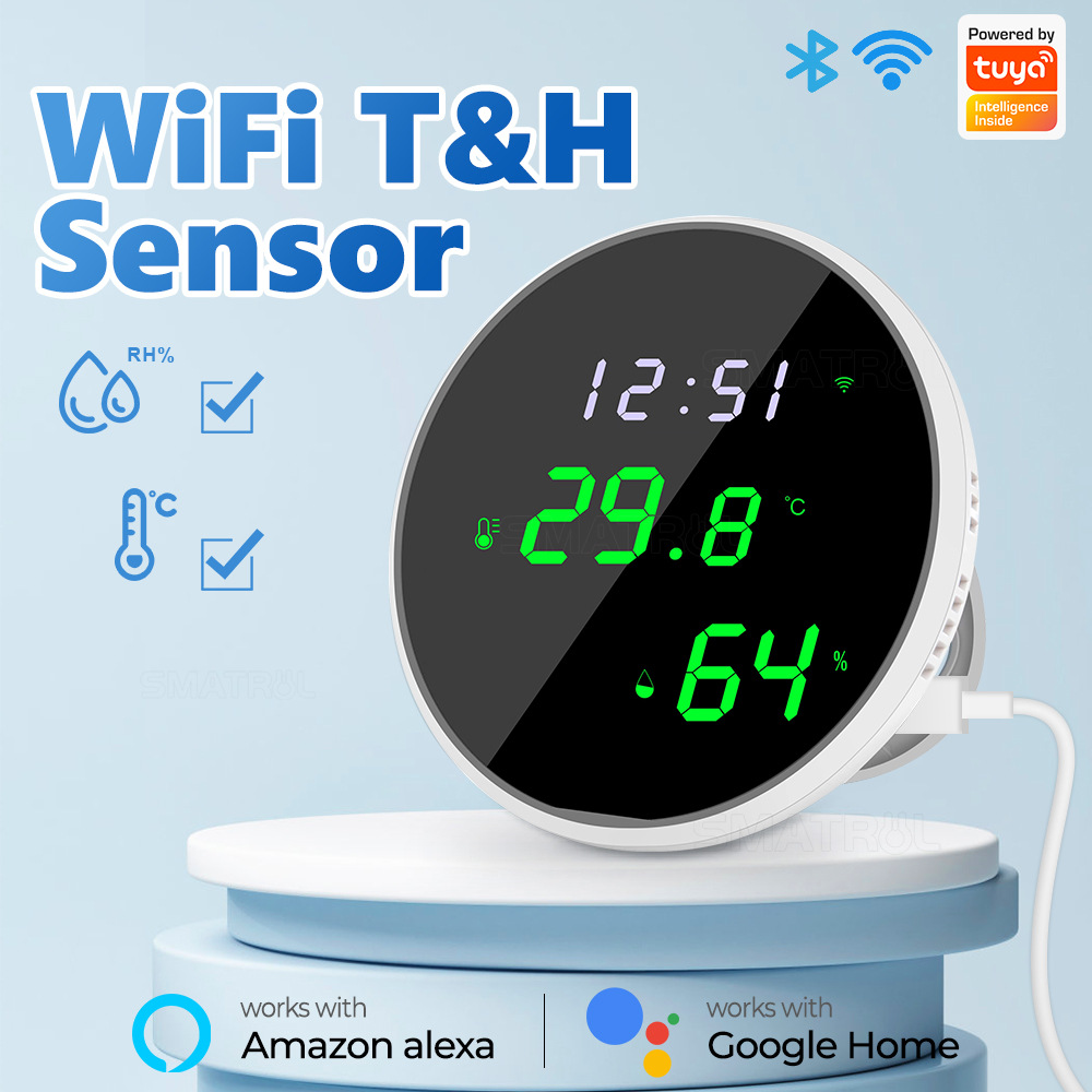Tuya USB Smart Temperature Hum - огляд і ціна Home Cinema Alexa