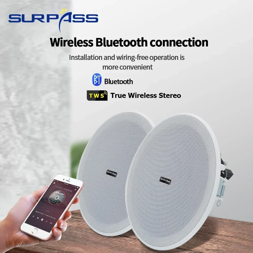 Ceiling Bluetooth Speaker 6inc - огляд і ціна Home Cinema Speaker System