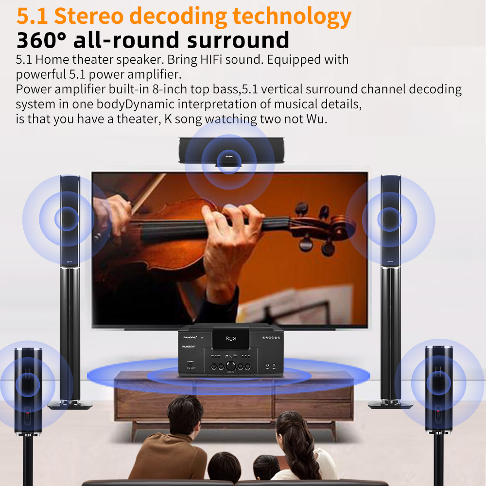 5.1 Surround Home Theater Syst - огляд і ціна Home Cinema Speaker System