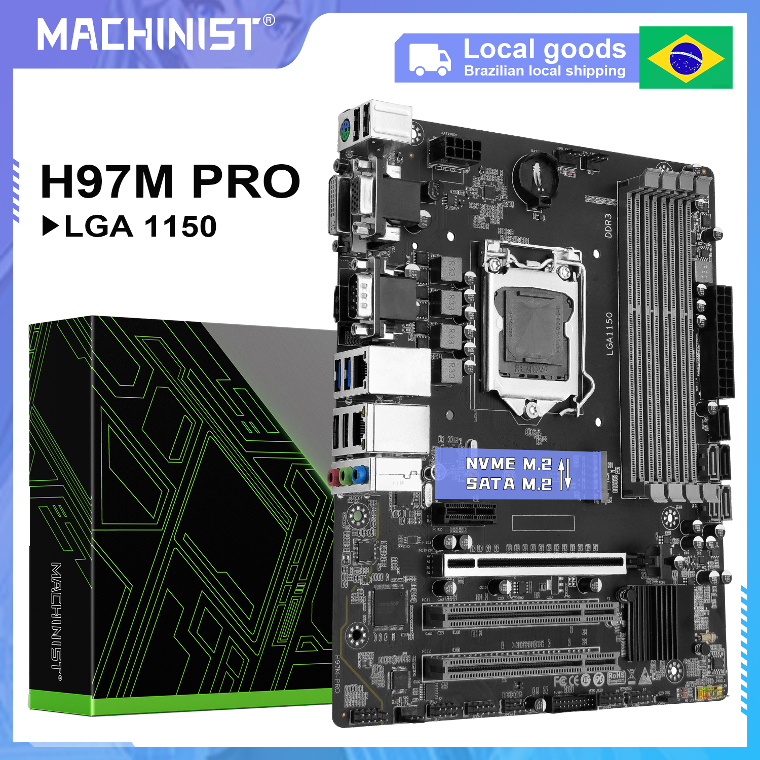 MACHINIST H97 Motherboard LGA  - огляд і ціна Home Cinema Video Processor