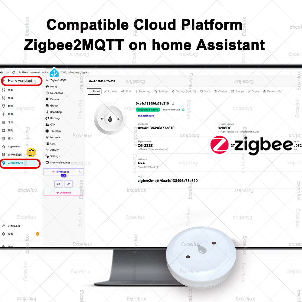 Zigbee Water Detector Leakage  - огляд і ціна Home Cinema Alexa