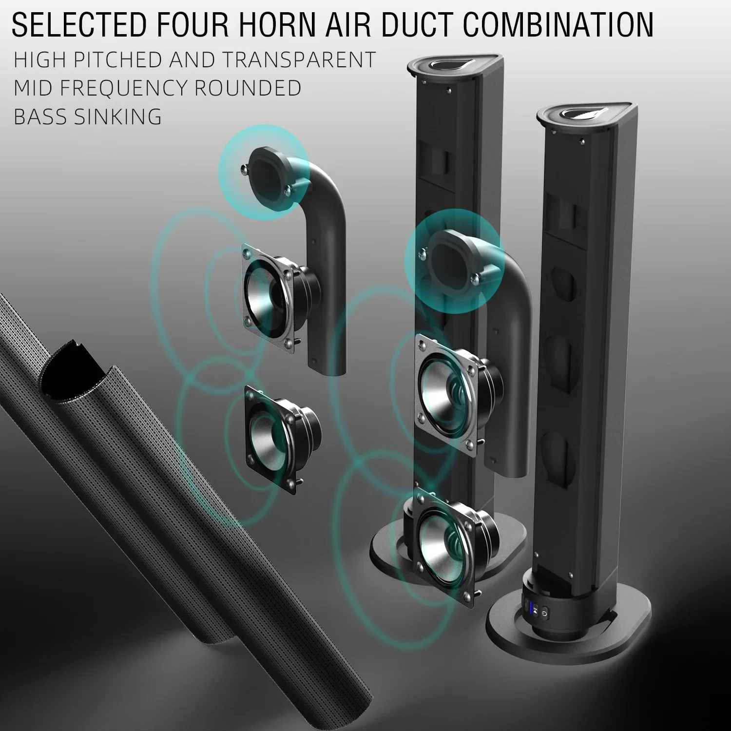 120W BS-56 TV Bluetooth Speake - огляд і ціна Home Cinema Speaker System