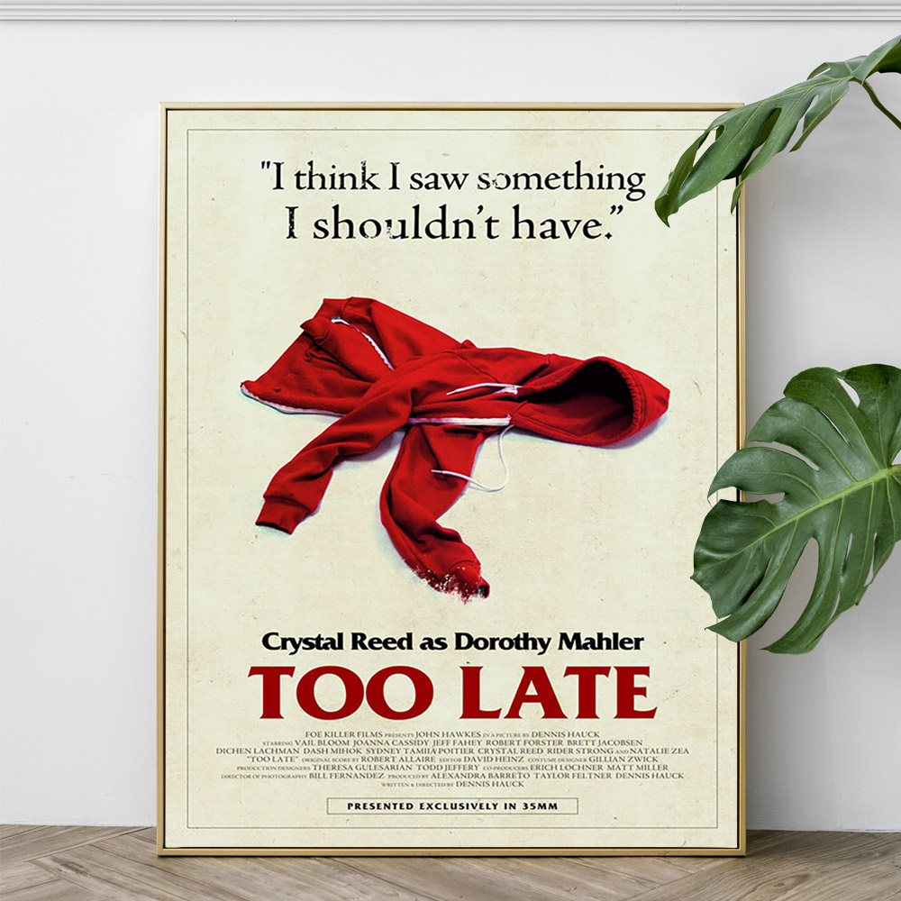 Too Late Drama Film Art Print  - огляд і ціна Home Cinema The Drama