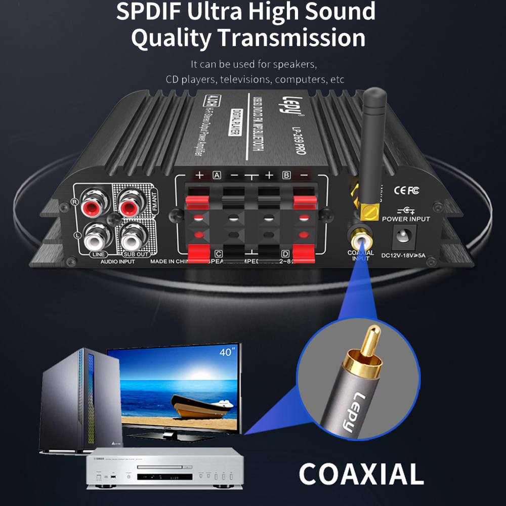 LEPY LP-269PRO 4.1 Channel Amp - огляд і ціна Home Cinema Speaker System