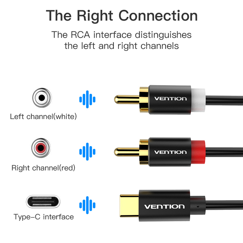 USB C RCA Audio Cable Type-C t - огляд і ціна Home Cinema Ampli