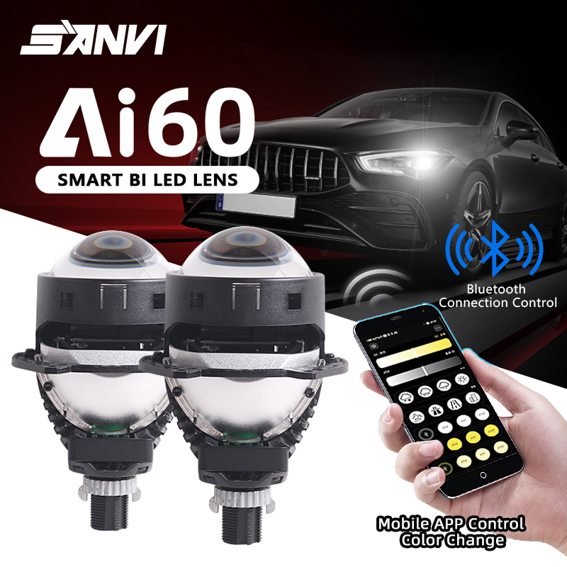 NEW SANVI Ai60 Car Bi LED Proj - огляд і ціна Projector Lamp Replacement