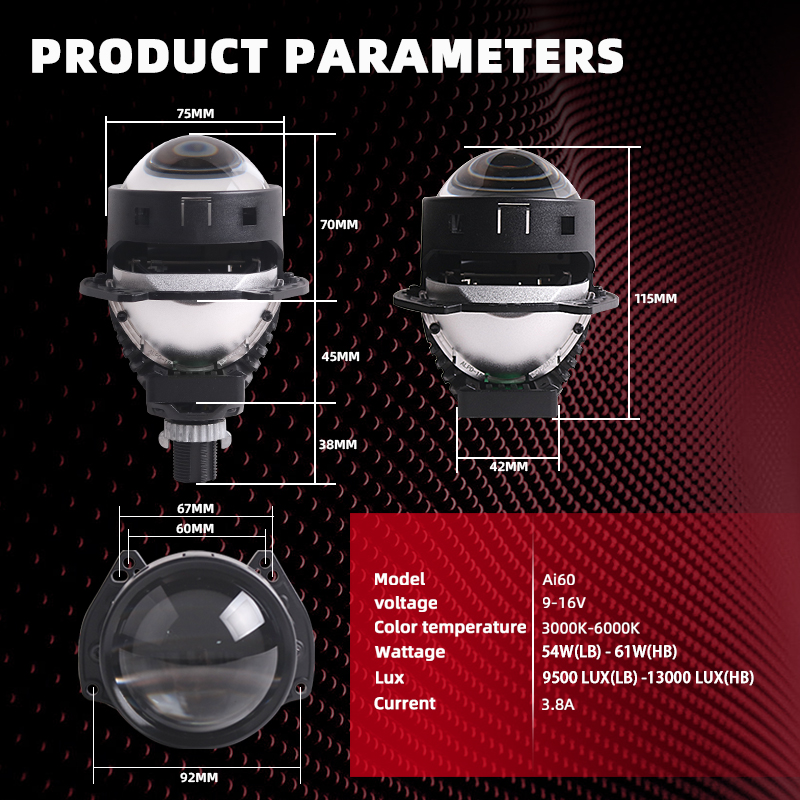 NEW SANVI Ai60 Car Bi LED Proj - огляд і ціна Projector Lamp Replacement