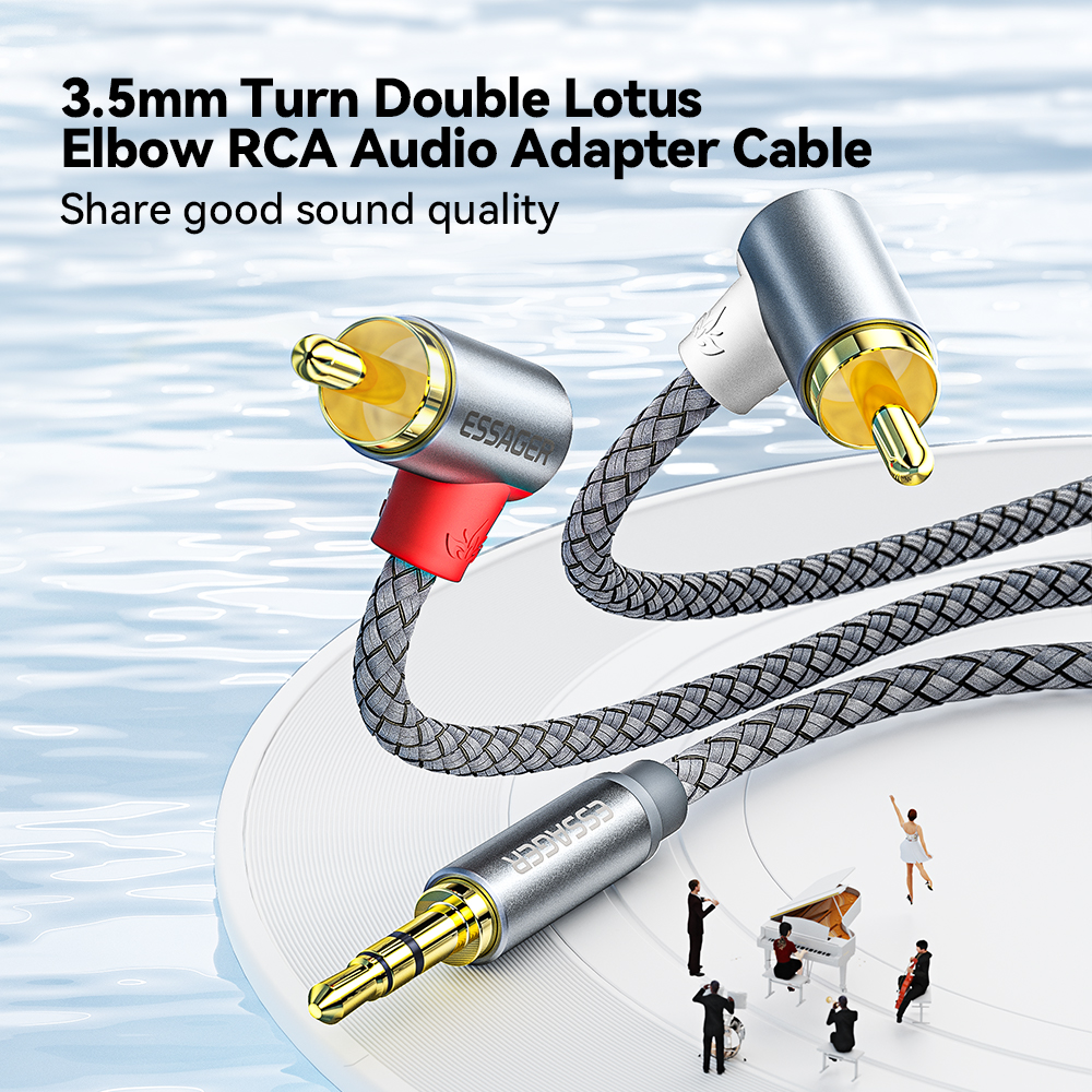 Essager 90 ° Angle RCA Audio S - огляд і ціна Home Cinema Ampli