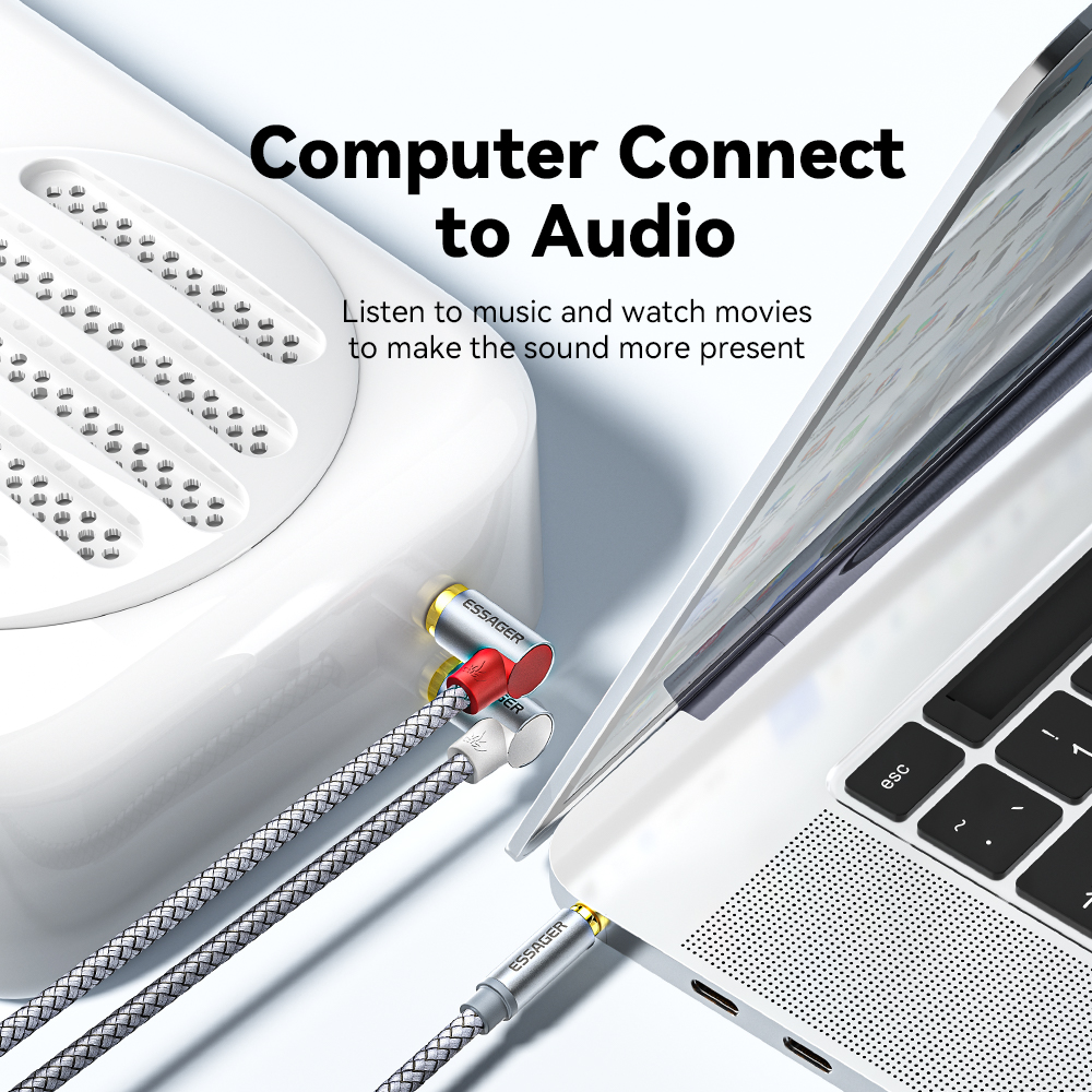 Essager 90 ° Angle RCA Audio S - огляд і ціна Home Cinema Ampli