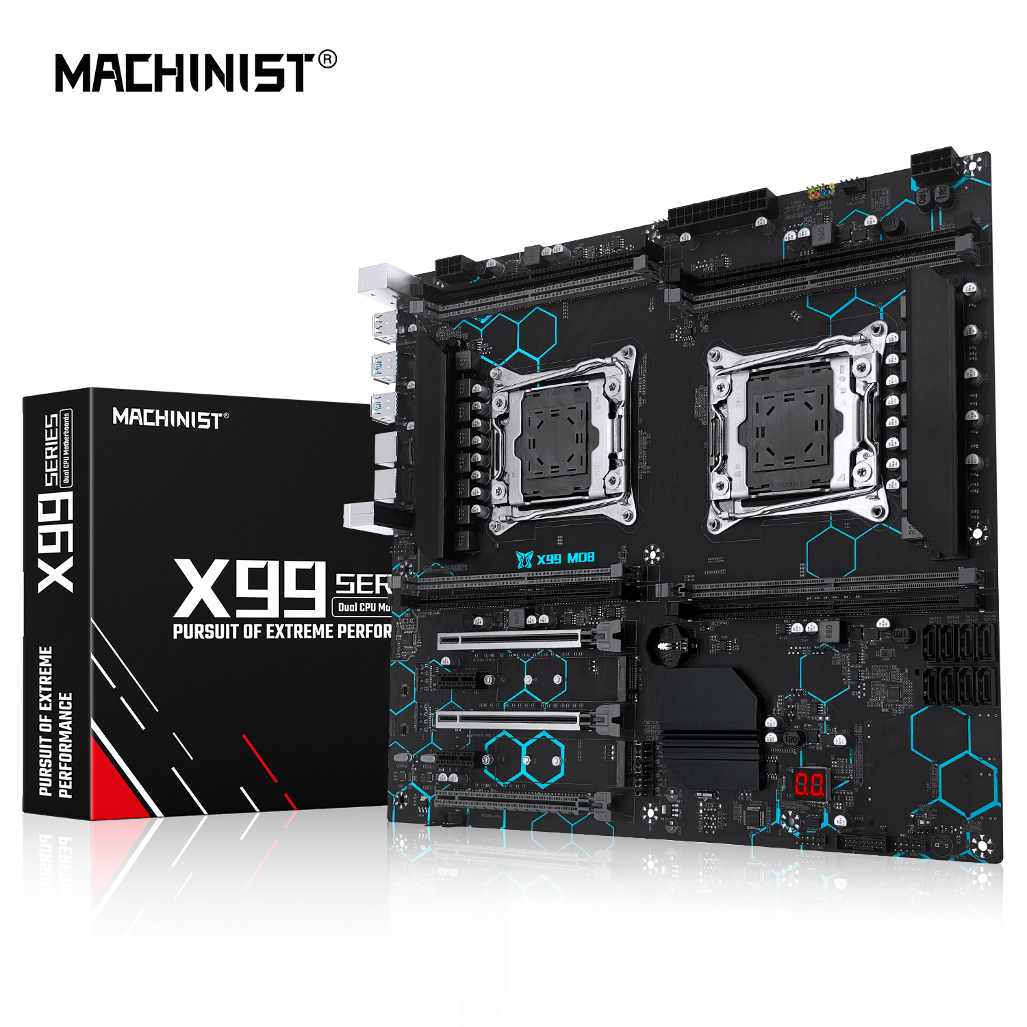 MACHINIST X99 MD8 Motherboard  - огляд і ціна Home Cinema Video Processor