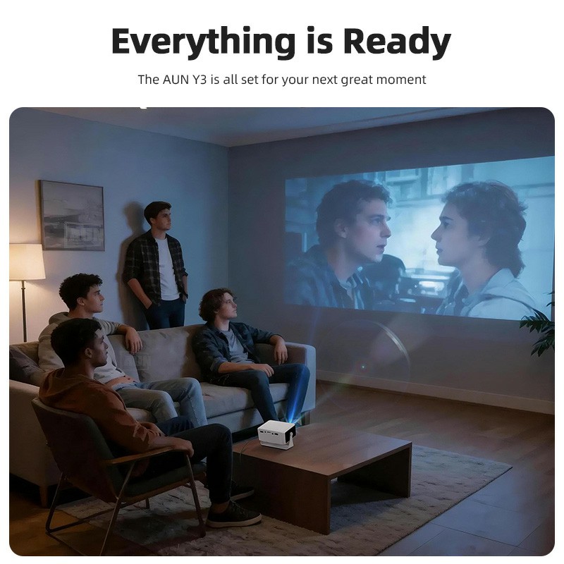 AUN Y3 MINI Projector Home The - огляд і ціна Home Cinema Speaker System