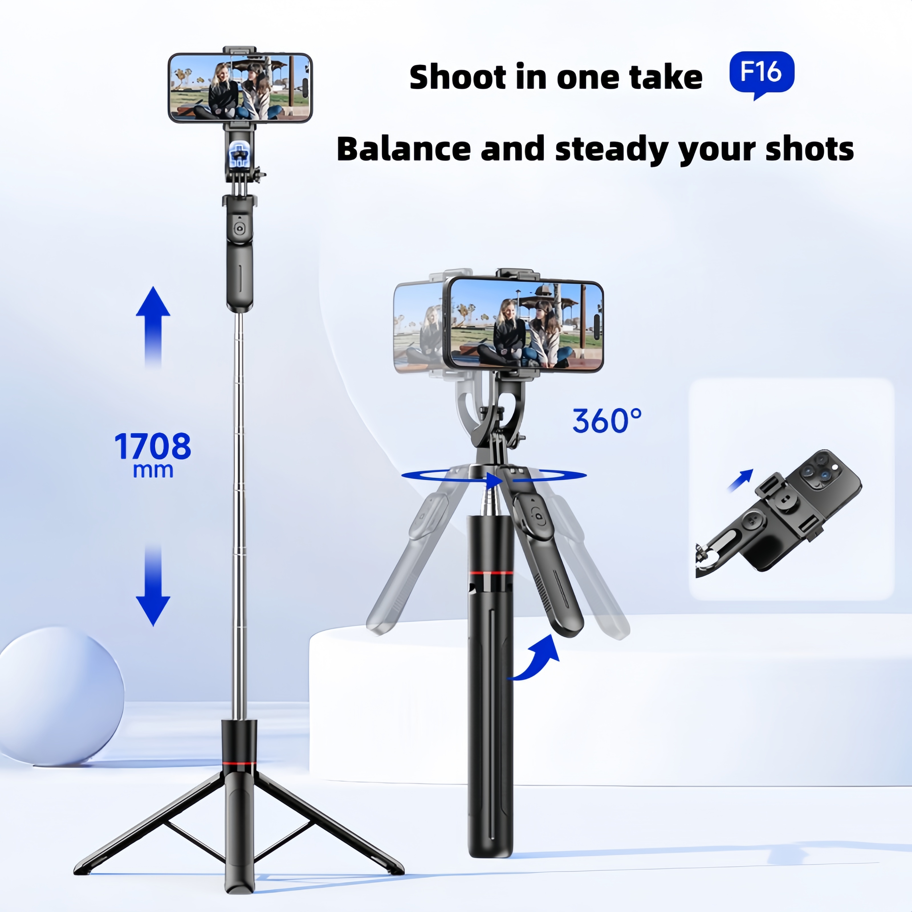 WIFIT F16 Selfie Stick with Ad - огляд і ціна Smart Tv Stick