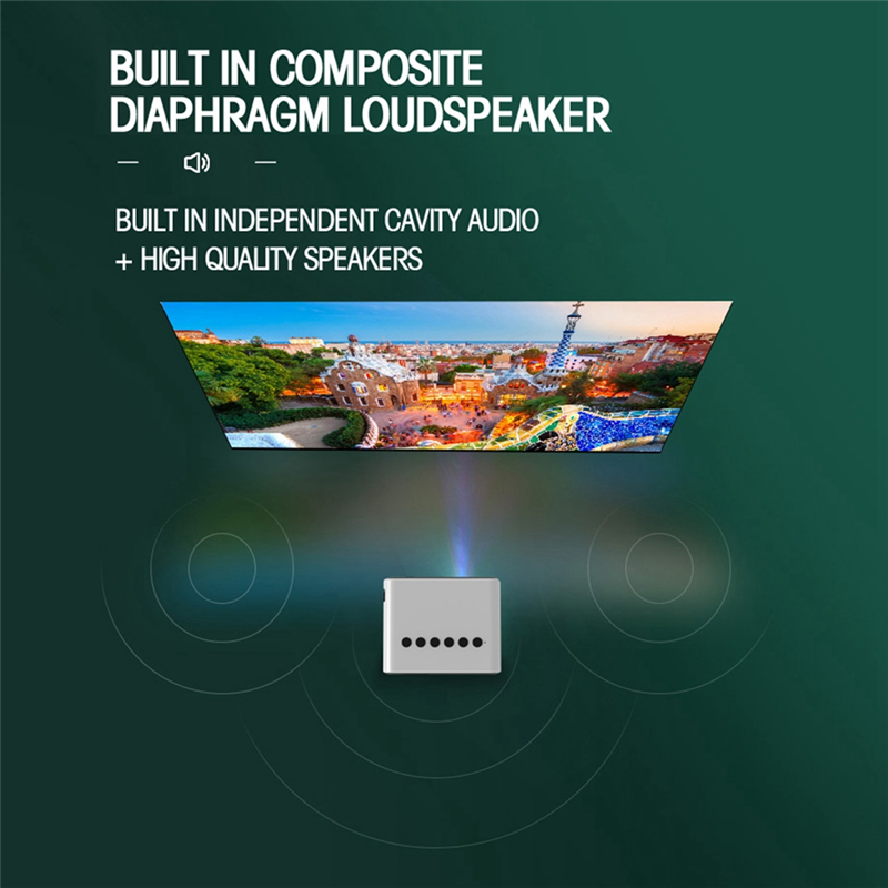 Portable Mini Projector Home T - огляд і ціна Home Cinema Media Player