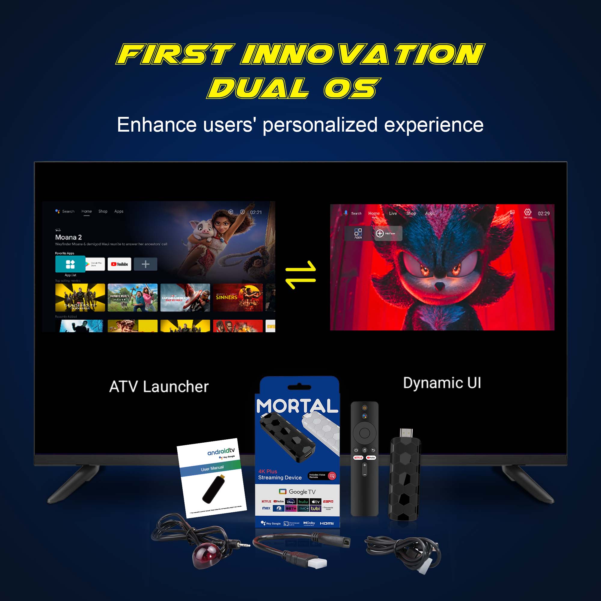 Mortal R3+ TV Stick Android 16 - огляд і ціна Home Cinema Tv