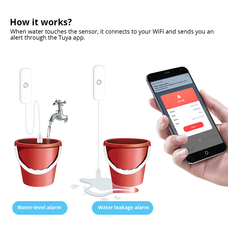 Tuya WiFi Water Leakage Alarm  - огляд і ціна Home Cinema Alexa