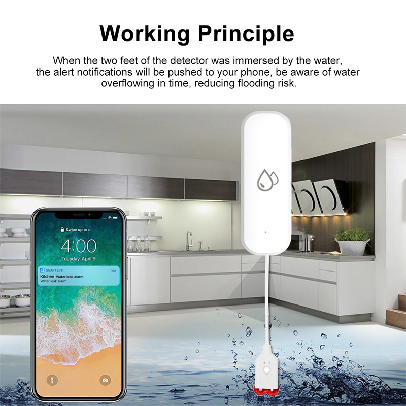 Tuya WiFi Water Leakage Alarm  - огляд і ціна Home Cinema Alexa