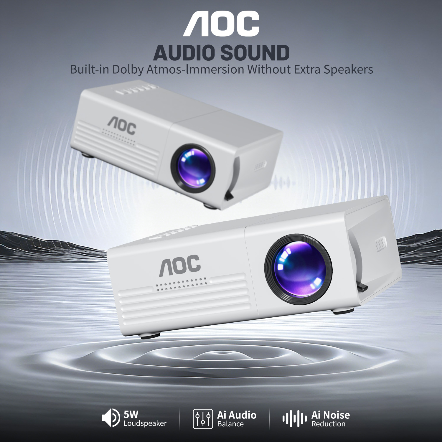 AOC Mini Projector TFT LCD Wi - огляд і ціна Home Cinema Media Player