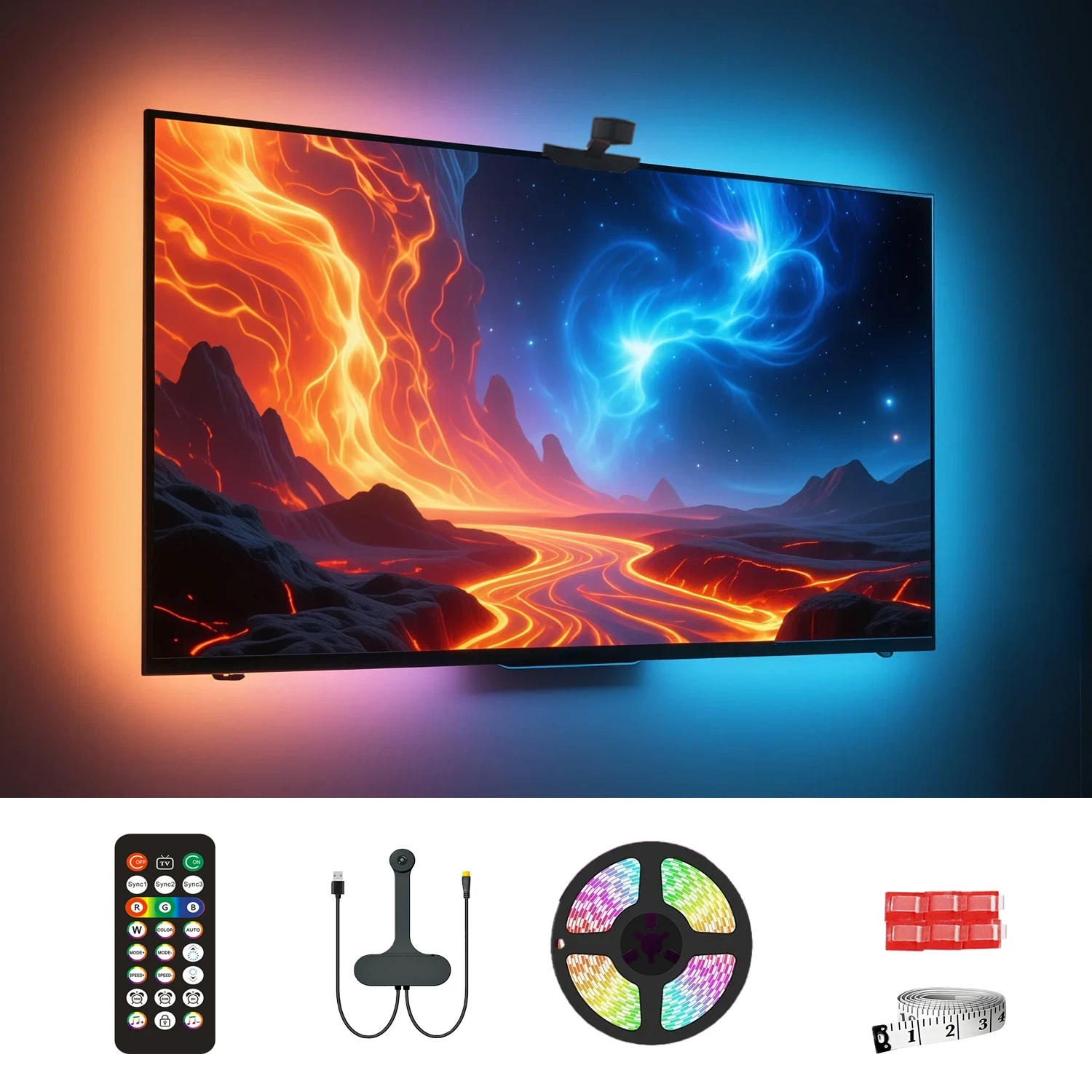 WACUAAO AI Sync LED TV Backlig - огляд і ціна Home Cinema Tv