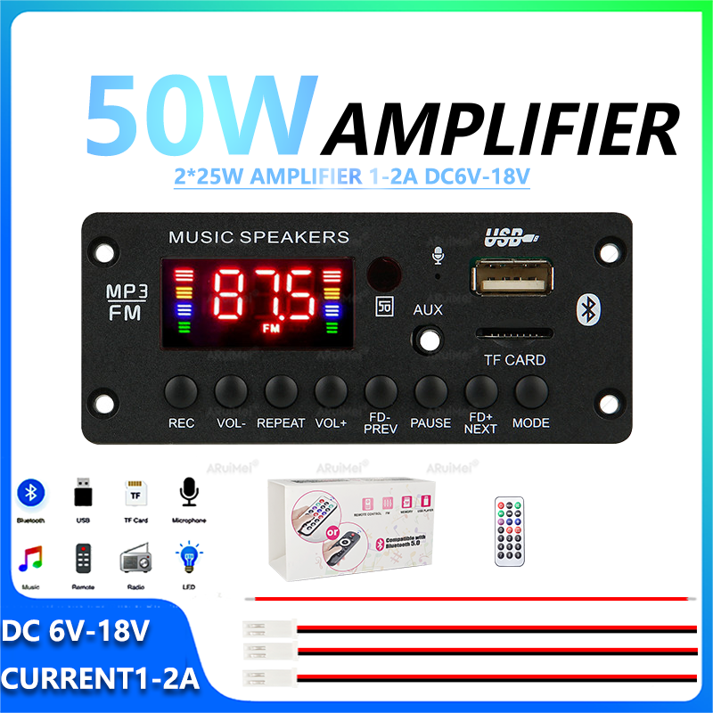 2*25W Bluetooth Amplifier Kit  - огляд і ціна Home Cinema Ampli
