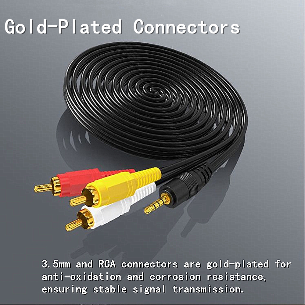 3.5mm to 3 RCA Audio Video Cab - огляд і ціна Home Cinema Ampli