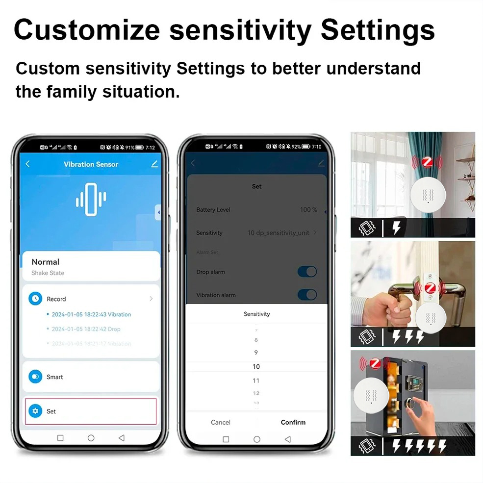 Tuya ZigBee Smart Vibration &  - огляд і ціна Home Cinema Alexa