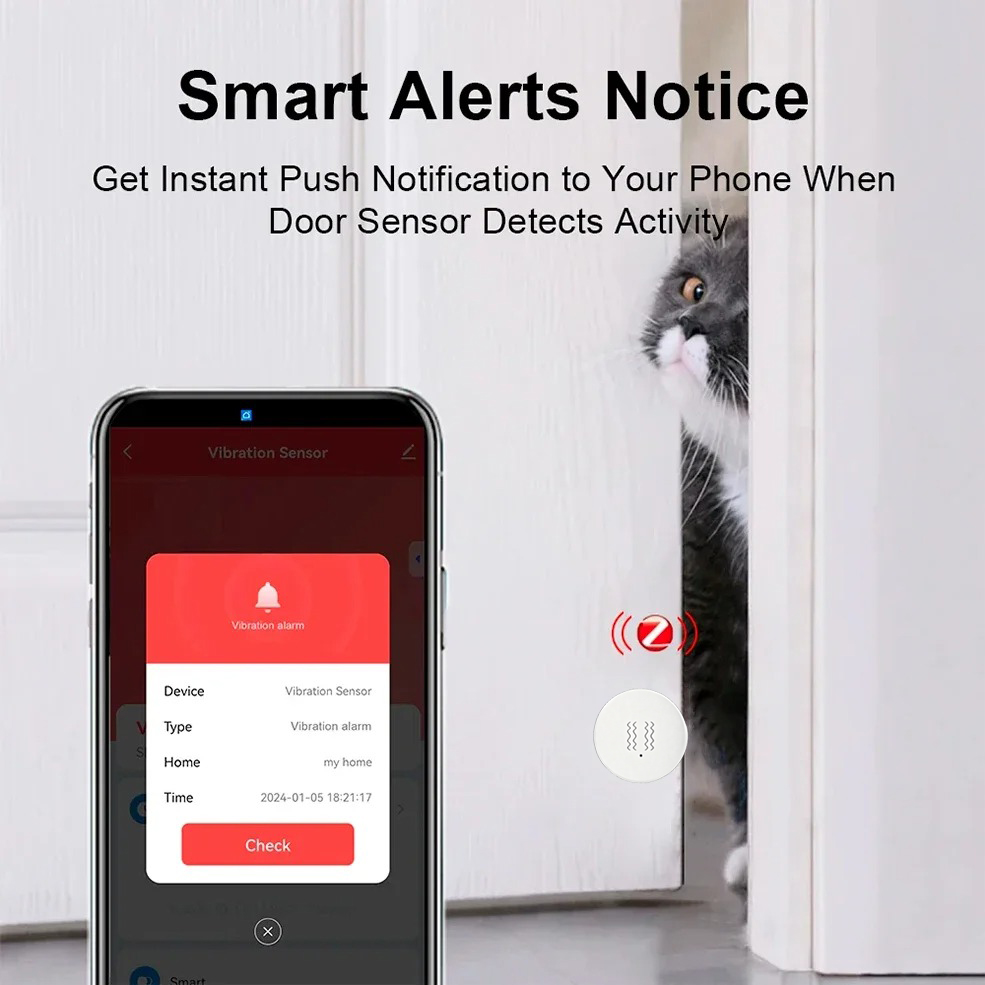 Tuya ZigBee Smart Vibration &  - огляд і ціна Home Cinema Alexa