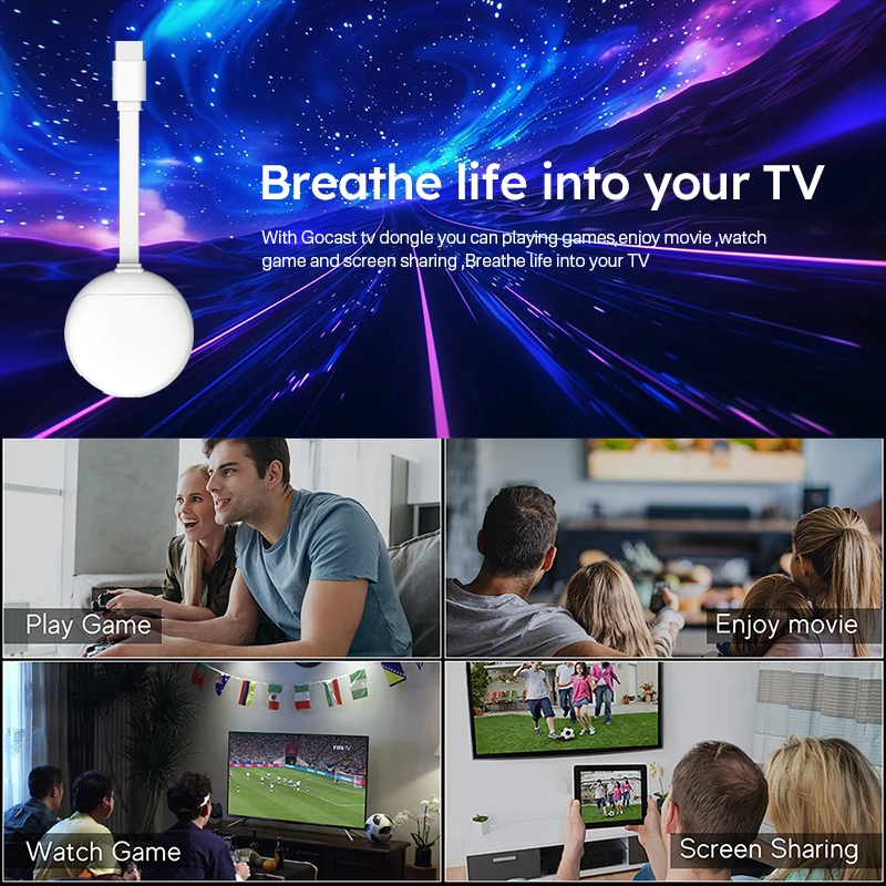 Android 14 TV Stick 2GB 16GB S - огляд і ціна Home Cinema Media Player