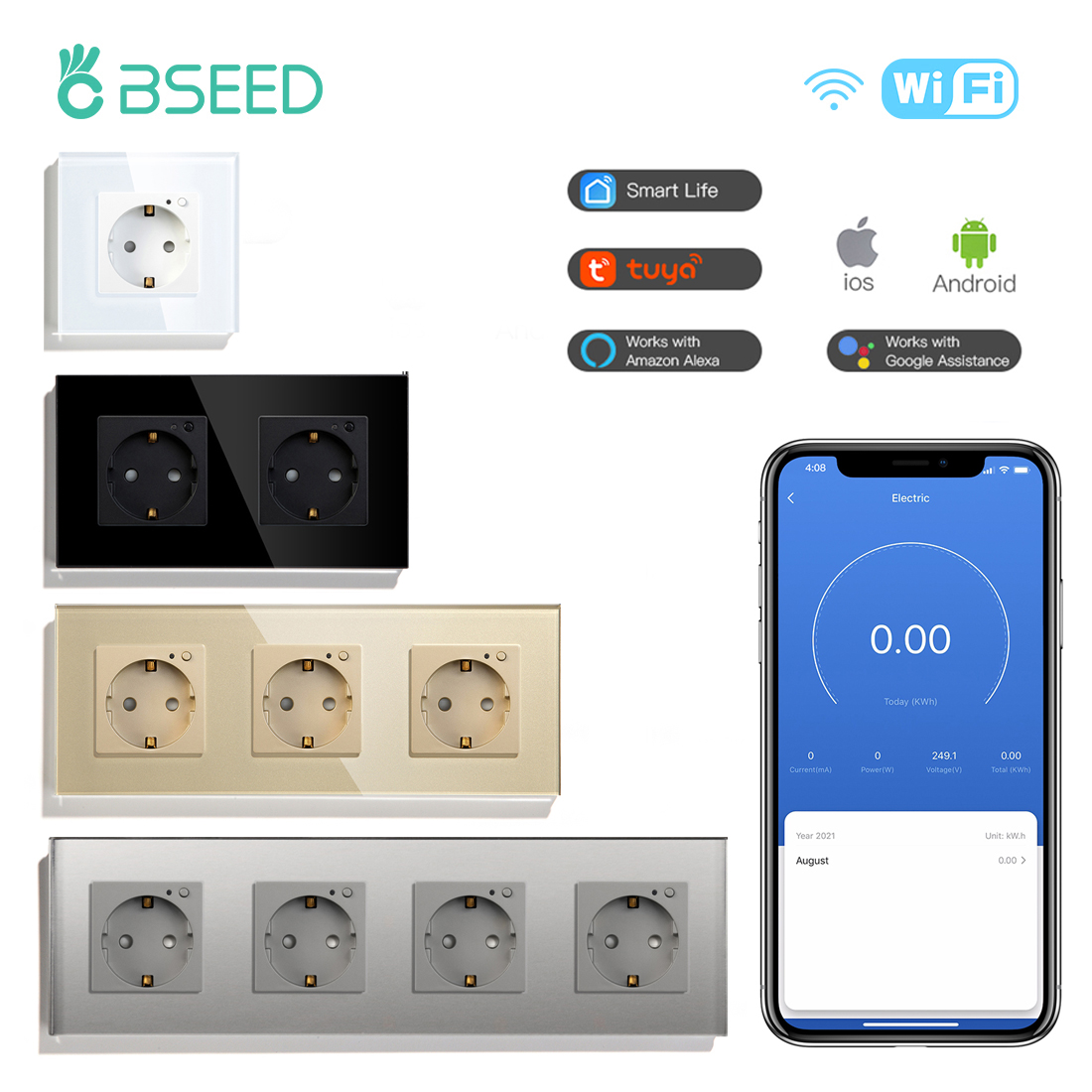 BSEED EU Electrical Wifi Smart - огляд і ціна Home Cinema Alexa