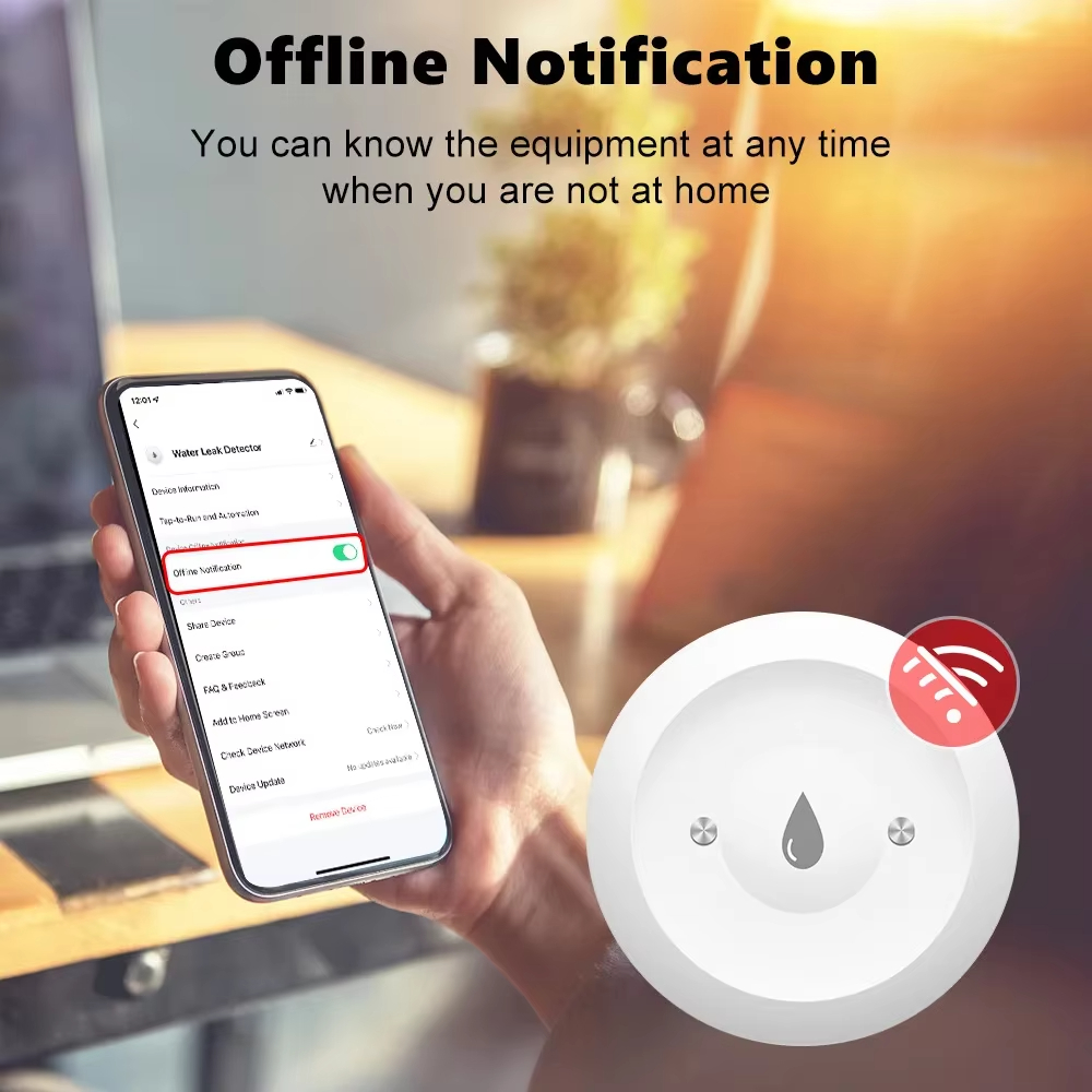 Tuya ZigBee 3.0 Water Leak Det - огляд і ціна Home Cinema Alexa