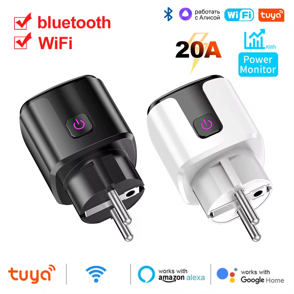 20A AC100-240V Wifi Smart Plug - огляд і ціна Home Cinema Alexa