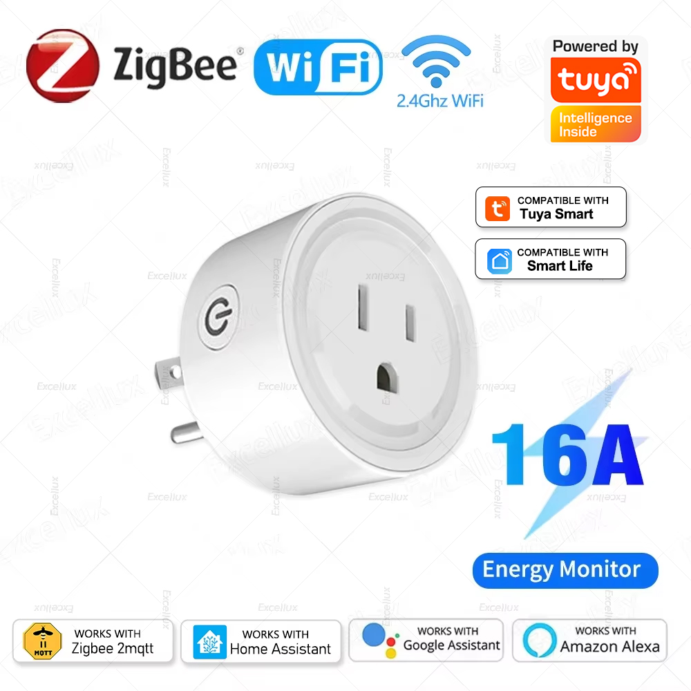 Tuya WiFi Or Zigbee Smart Sock - огляд і ціна Home Cinema Alexa