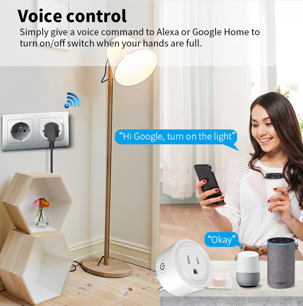 Tuya WiFi Or Zigbee Smart Sock - огляд і ціна Home Cinema Alexa