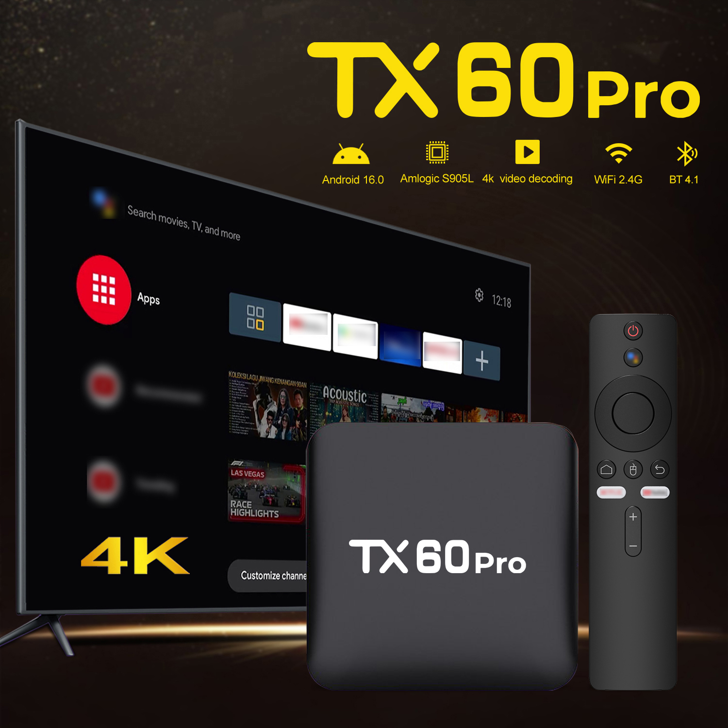 Velec Android 16 TV Box 16+256 - огляд і ціна Home Cinema Media Player