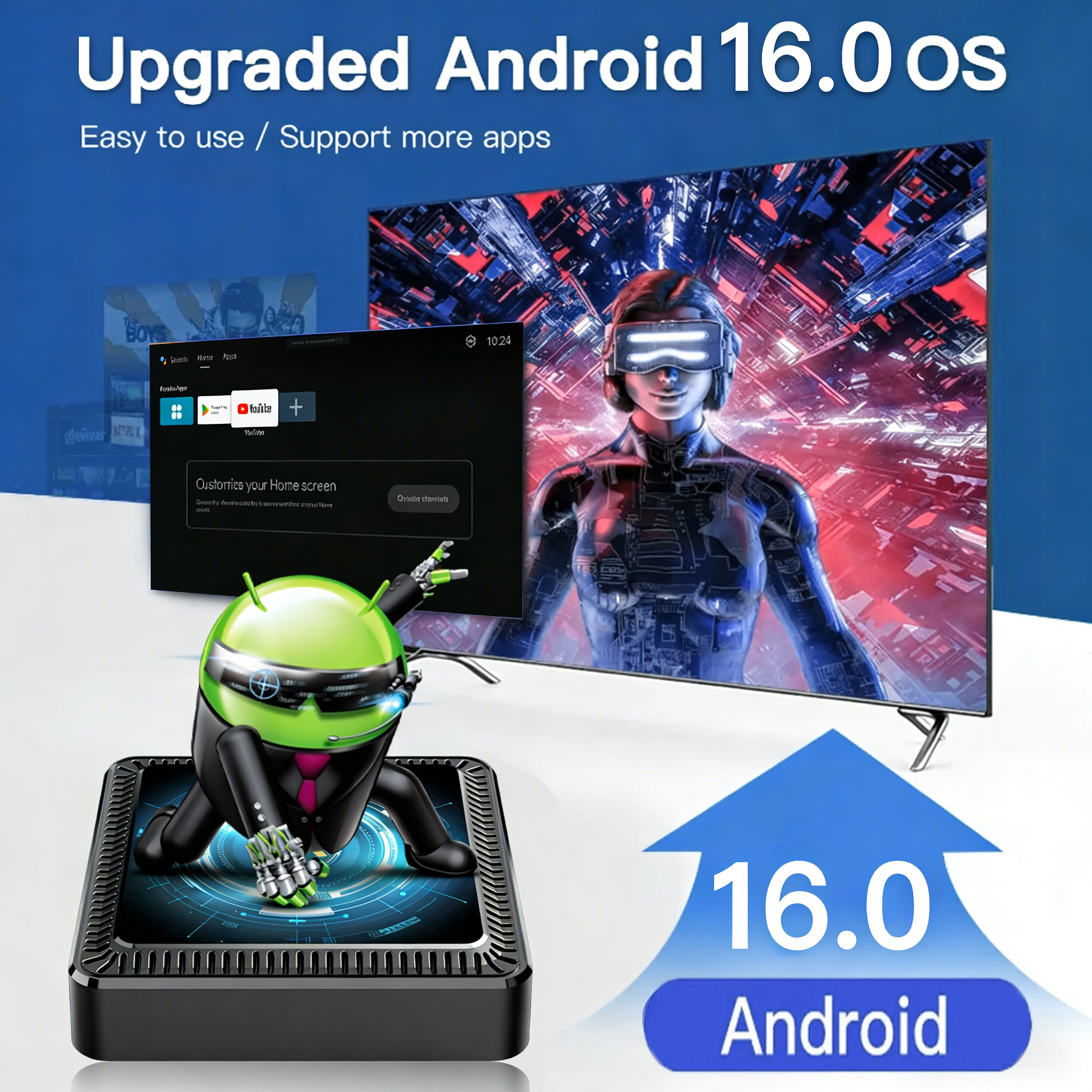 Android 16 TV Box Q19 8K Ultra - огляд і ціна Home Cinema Media Player