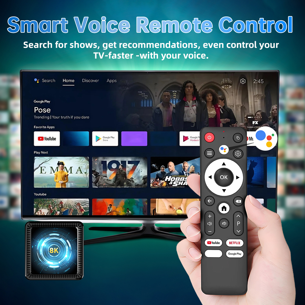 Android 16 TV Box Q19 8K Ultra - огляд і ціна Home Cinema Media Player