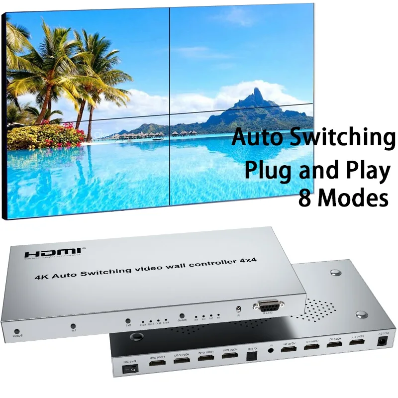 Auto Switching 4K 4x4 HDMI Vid - огляд і ціна Home Cinema Video Processor