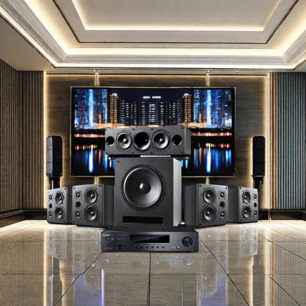 New H5 Home Theatre Audio Kit  - огляд і ціна Home Cinema Speaker System